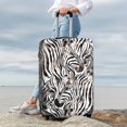 thumbnail image 7 of Zufioo Leopard And Zebra Print Luggage Case Protective Cover, Zippered Anti-scratch Luggage Case Cover, Suitable for Travel, Business, Unisex-X-Large, 7 of 7
