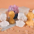 thumbnail image 2 of Candle Mold Candle Mold Girl Pattern High Temperature Resistance Silicone Handmade Craft Fondant Mold for Home, 2 of 6
