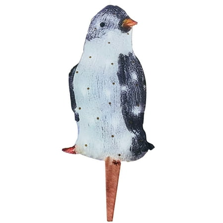 

Upgrade Christmas Decorations Gift For Mens Birthday Led Light Light Up Penguin Christmas Decoration Garden Luminescent Decoration Acrylic 1Pc (Requires
