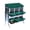 (Green with bracket legs), variant on Nesting Boxes for Chickens, Chicken Coops for 8 Chickens Laying Eggs, 8 Compartments Chickens Egg Laying Nest Boxes with Legs, Galvanized Steel 8 Holes Chicken Cage for Hens, Red