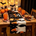 thumbnail image 4 of Yeciiwht Halloween Table Runner 13x72 in, Pumpkin Ghost Table-Runners Linen Breathable Fabric Table Runners for Fall Party Dining Table Holiday Decor, 4 of 6