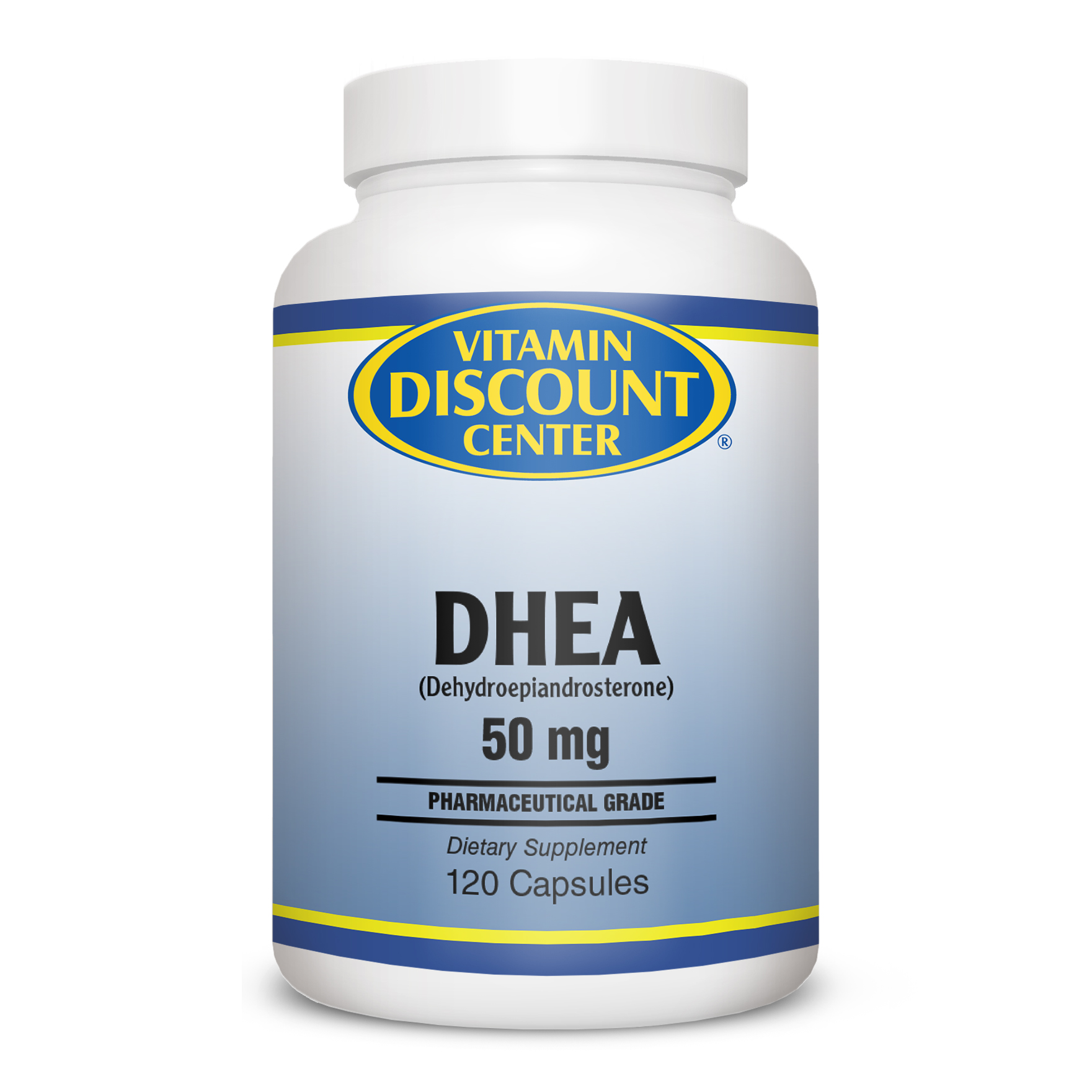 DHEA 50mg By Vitamin Discount Center 120 Capsules