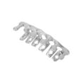 thumbnail image 1 of Unique Bargains 1 Set Fake Teeth Grills Gorgeous for Hip Hop Gift Silver Tone, 1 of 6
