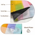 thumbnail image 6 of Round Rugs 5Ft, Colorful Abstract Art Round Area Rug Washable Indoor Throw Carpet, Geometric Modern Oil Painting Soft Non Slip Circle Rug for Cabinet Bathroom Home Decor Aesthetic, 6 of 8