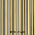 thumbnail image 4 of Sunbrella  Yellow Grey Stripe Indoor/Outdoor Bench Cushion 37" to 48", Corded 48 in w x 17 in d, 4 of 5