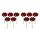 thumbnail image 2 of Wosthever Ramo artificial hecho a mano no tóxico exquisito de 5 piezas para ocasiones especiales Aspecto realista para bricolaje rojo Rojo brillante 2piezas, 2 of 6