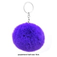 thumbnail image 2 of Minnieouse LLavero de pompón de felpa a la moda para el hogar, llavero de coche, colgante portátil, monedero, pompón, llaveros con borlas, Ropa, zapatos y accesorios Miscelánea Violeta Minnieouse AP014094-09, 2 of 6