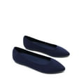 thumbnail image 6 of Womens knit pointed toe flats comfortable slip on dress shoes for office or business wear, 6 of 6