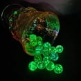 thumbnail image 3 of 10pc Marbles Glow in The Drak,0.47 Inch Multi-Color Luminous Glass Beads, Marble Games and DIY Home Decoration,Yellow, 3 of 4