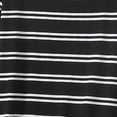thumbnail image 6 of Women's Striped Two Piece Set, Short Sleeve Top Wide Leg Pants Set, Black and White Stripe Summer Outfits for Women, Casual Lounge Set, Vacation and Maternity Outfits-Dark Gray, 6 of 6