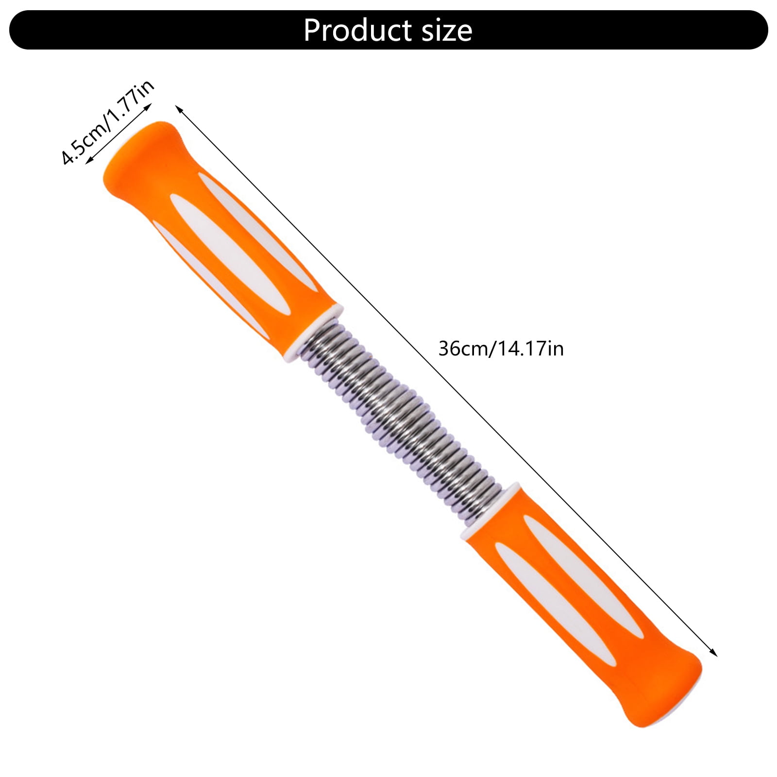Power Spring Rod Forearm Strengthener Spring Arm Strength Trainer Upper Body Exercise Equipment Workout Accessory