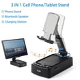 thumbnail image 2 of Regalos para Hombres, OLES Soporte para Teléfono Móvil con Bluetooth para Él Papá Mujeres que No Quieren Nada, Soporte para Tableta Ajustable con Altavoz Inalámbrico, Gadgets Tecnológicos para Escrito, 2 of 5