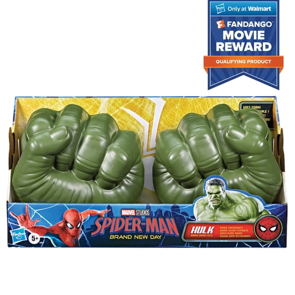 Marvel Spider-Man Brand New Day Hulk Gamma Smash Fists Role Play Toys, Ages 5 and Up