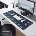 thumbnail image 2 of Long Mouse Pads for Desk,DarkBlue Cartoon Dinosaurs Pattern Desk Mats on Top Of Desks, Desk Mouse Pad Extra Large with 3mm Non-Slip Base and Stitched Edge for Gaming,Office,Work,Home 31.5"x11.8", 2 of 6