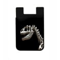 thumbnail image 1 of T-Rex Bones  - Stick On Adhesive Black Silicon Card Holder/ Pocket for Cell Phones, 1 of 1