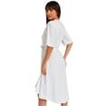 thumbnail image 3 of Vestido de Lino Roman Fashion Juvenil 1076 Blanco Talla M, 3 of 6