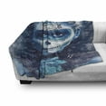 thumbnail image 3 of Sugar Skull Soft Flannel Fleece Throw Blanket, Santa Muerte Concept Winter Season Ice Cold Snowflakes Frozen Dead Folkloric, Cozy Plush for Indoor and Outdoor Use, 50" x 70", Multicolor, by Ambesonne, 3 of 6