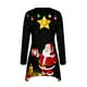thumbnail image 5 of Tops Para Mujer Blusa de Navidad Camisas de Manga Larga Camiseta Casual Con Estampado de Cuello Redondo de Moda de Otoño Odeerbi ODB169872, 5 of 5