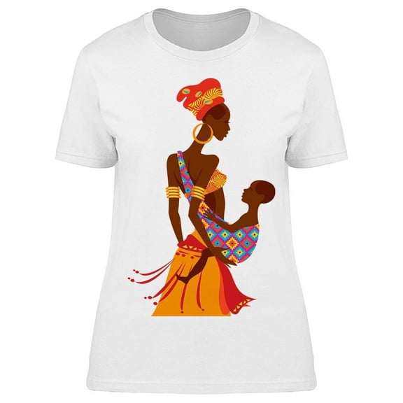 Ethnic Style African Mother T-Shirt Women -Image by Shutterstock, Female x-Large