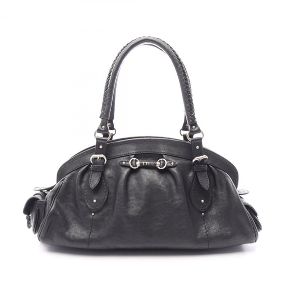 Pre-Owned Christian Dior Dior My Frame Handbag, Leather, Women's, Black