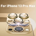 thumbnail image 1 of Protector de lente de cámara de cubierta completa para iPhone 13 14 Pro Max 12 Mini vidrio templado para iPhone 11 Pro Max Protector de cámara de Metal Tan Jianjun unisex, 1 of 2