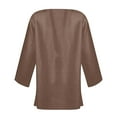 thumbnail image 3 of Patlollav Womens Summer Fall Solid Color Cardigan Long Sleeve Loose Cover Up Casual Blouse Tops Up to 50% off, 3 of 6