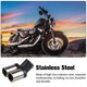 thumbnail image 3 of Speravity Silenciador de escape Universal para coche, punta redonda de acero inoxidable, revestimiento de garganta trasera, puntas de tubo de Accesorios para motos Curva/Negro, 3 of 6