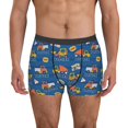 thumbnail image 1 of Fotbe Construction Vehicles Calzoncillos Tipo Boxer con Bolsa de Soporte Total para Hombre, X-Temp Fresco, Transpirable y de Secado Rápido-Medium, 1 of 5