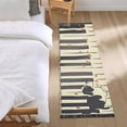 thumbnail image 3 of Yayeee Runner Rug for Bedroom 2'x6' Machine Washable Hallway Non Slip Mat, Piano Dog, 3 of 8