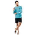 thumbnail image 3 of Fish N Vibe Men's Long Sleeve Performance Fishing Graphic Tee, Aqua Cationic Triple Slam, L, 3 of 9