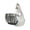 White Black basket, variant on Iron Resin Hen Storage Basket Detachable Hen Figurine Organizer Container for Home Kitchen Eggs Potatoes Multifunction
