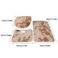 thumbnail image 4 of Naiovety Juego de 3 alfombrillas de baño e inodoro lavables a máquina para una fácil limpieza, buena elección para satisfacer las Juegos de accesorios de baño gary U40*5+45*50+ 50*80, 4 of 6