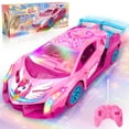 thumbnail image 1 of RC Car Tqeieu Unicorn Rainbow Glow & Drift Wing 1:18 para niñas, 1 of 7