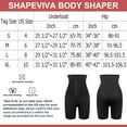 thumbnail image 2 of SHAPEVIVA High Waist Tummy Control Shapewear Shorts for Women Waist Cincher Girdle Slimming Body Shaper Underwear, 2 of 6