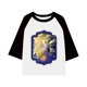 thumbnail image 4 of Hazbin Hotel Moda Mujer Casual Cuello Redondo Impreso Raglan Manga Corta Camiseta Top Azul/3XL, 4 of 6