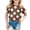 0-Brown384, variant on Hienoo Girls Polka Dots Short Sleeve T-Shirt Summer Casual Crew Neck T Shirt, Sizes 2-15