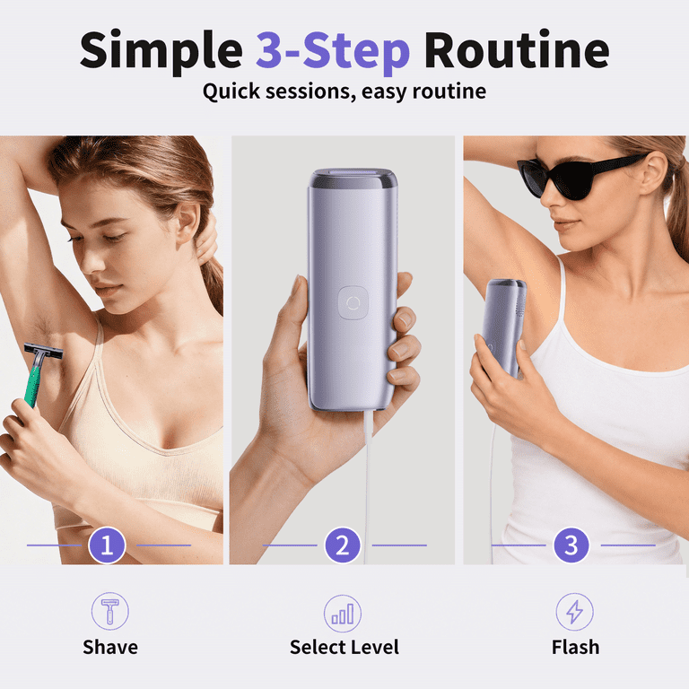 Cordless Ipl Hair Removal Device with Sapphire Cooling photo 6