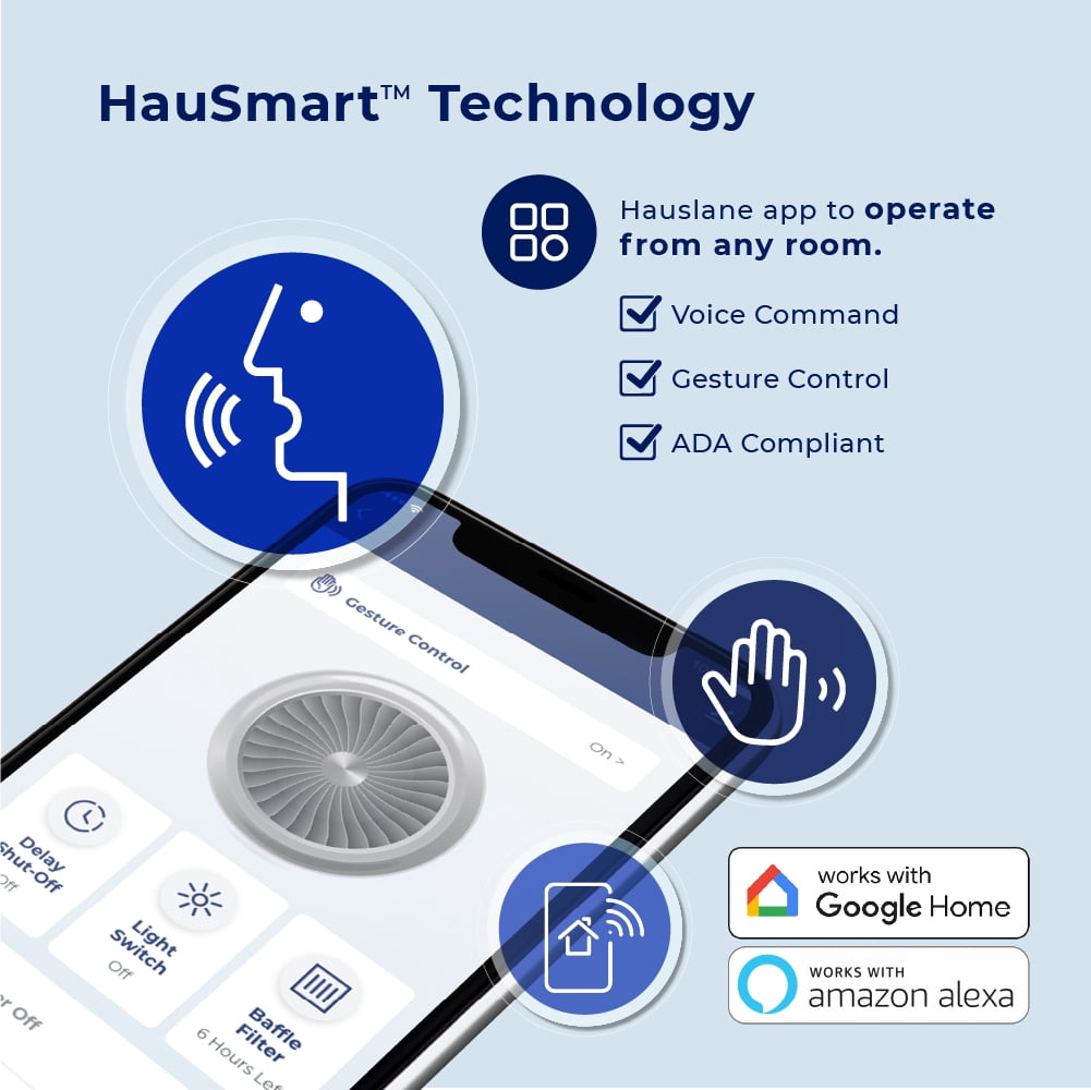 Hauslane | PRO Series PRO500 30" | Versitile Under Cabinet or Wall Mounted Range Hood | with Smart App Control and LED in Stainles Steel