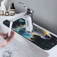 thumbnail image 7 of Kdxio Colorful Stained Glass Deer Pattern Non-Slip Diatom Mud Faucet Drain Pad,Self Absorbent Mat for Kitchen Sink for Variety Kitchen & Bathroom Countertops, 7 of 7
