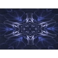 thumbnail image 1 of Ahgly Tapis Rectangulaire Lavable en Machine Intérieur Transitionnel Violet Pervenche Profond, 7 Pieds x 9 Pieds, 1 of 7