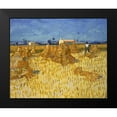 thumbnail image 2 of van Gogh, Vincent 23x20 Black Modern Framed Museum Art Print Titled - Corn Harvest in Provence, 2 of 5