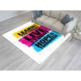 thumbnail image 4 of Learn From Yesterday Rug, Lıve For Today Hope For Tomorrow Rug, Quote Rug, Large Rug, Colorful Rug, Personalized Rug, Anti-Slip Carpet, 2.3'x3.3' - 70x110 cm, 4 of 8