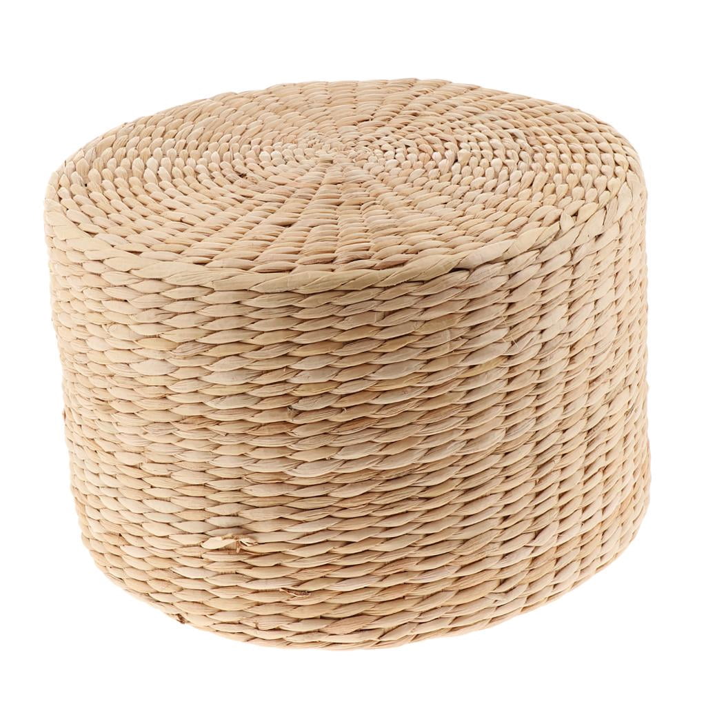 Nishiyuenyi 2pcs Natural Straw Cushion Buckwheat Floor Seat Cushion Couch for Relaxation