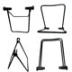 thumbnail image 5 of Estante de almacenamiento de bicicletas duradero para el suelo para una sujeción segura Soporte de estacionamiento de bicicletas de metal en forma de U, 5 of 6