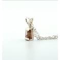 thumbnail image 4 of Natural Pink Tourmaline Sterling Silver Necklace NT78, 4 of 9