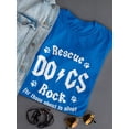 thumbnail image 3 of Rescue Dogs Rock Lightning Women T-Shirt, Female Large, 3 of 4