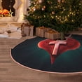 thumbnail image 2 of Lsque The Binding of Isaac Print Christmas Tree Skirt with Ties and Velcro,Xmas Holiday Decorations, Adjustable Tree Skirt-48", 2 of 6