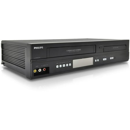 Philips DVP3345VB/F7 DVD /VCR Combo(Refurbished) with remote, AV and Quick Start (Best Vcr Player 2019)