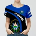 thumbnail image 2 of Custom El Salvador Flag Shirt for Men Women Personalized Salvadoran Pride Tshirt 3D El Salvador Clothes Salvadoreñas Shirts (T-shirt, 3XL), 2 of 9