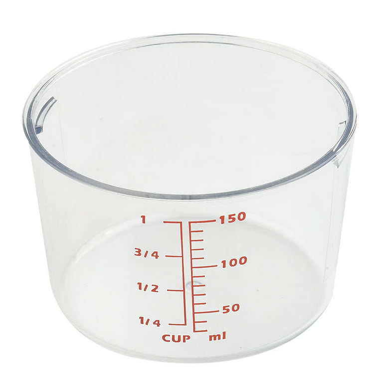 Need cup to measure liquid laundry detergent in milliliters of mostly 10 ml  and 5 ml, that is dishwasher safe so the lines/numbers don't wash off.  Can't find this, is there a